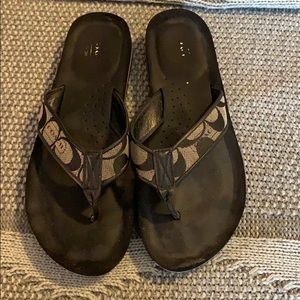 Coach Jolie flip flops